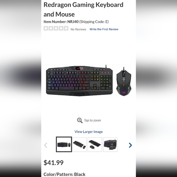 NEW Redragon Keyboard & Mouse Set - Picture 2 of 9